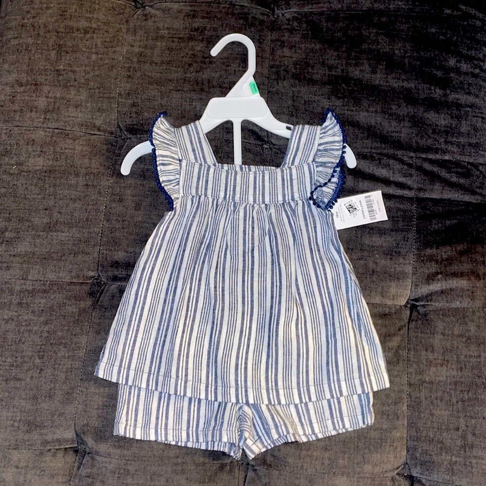 Carter’s BABY GIRL BLUE STRIPED SET